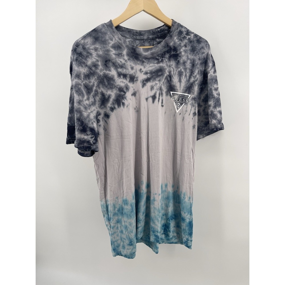 GUESS LA. Men's Short Sleeve Crew Neck Tie Dye XL‎